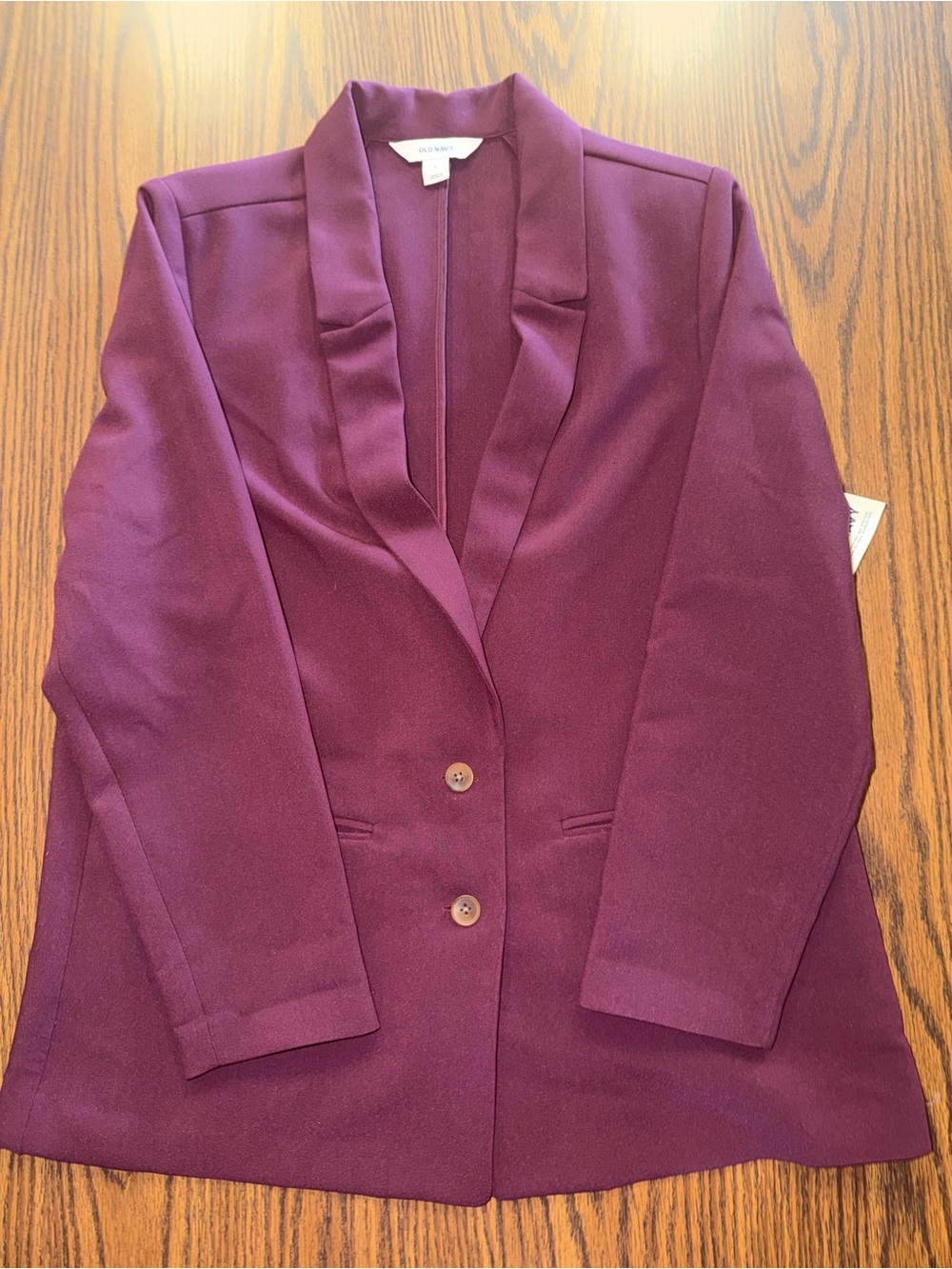 Old Navy Women's Deep Plum Blazer